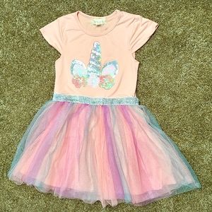 Little girl Unicorn tutu dress 👗 size 6